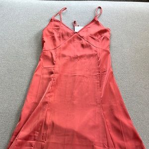 Spaghetti strap silky maxi dress